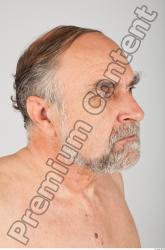 Head Man White Average Wrinkles Male Studio Poses